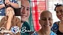 Filhos fazem surpresa para mãe que está com câncer e raspam cabelo em sua homenagem.